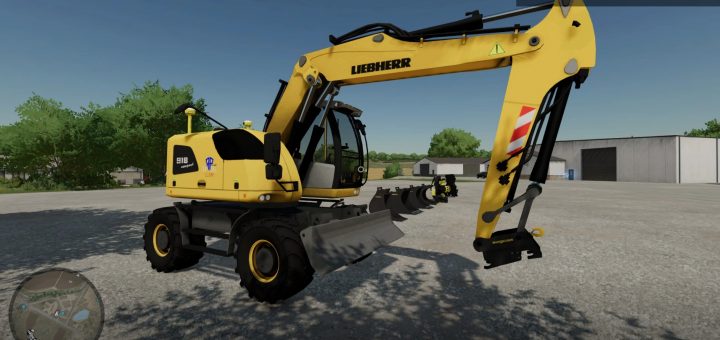 FS22 Forklifts, Excavators Mod | Farming Simulator 22 Excavator Mods