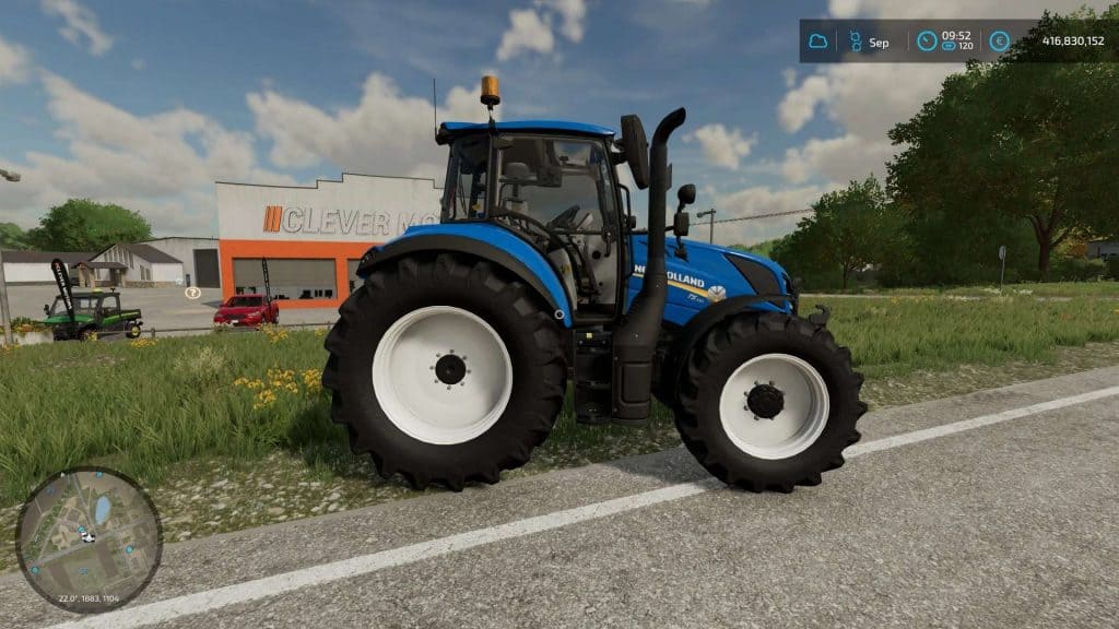 New Holland T5 v1.0.0.2 | FS22 Mod Download