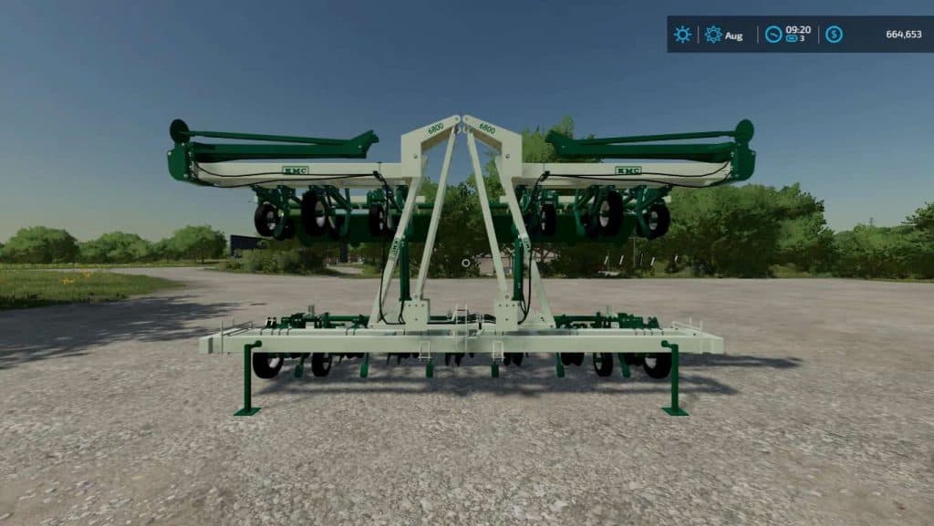 12 Row Kmc Ripper Bedder Flex v1.0.0.1 | FS22 Mod Download