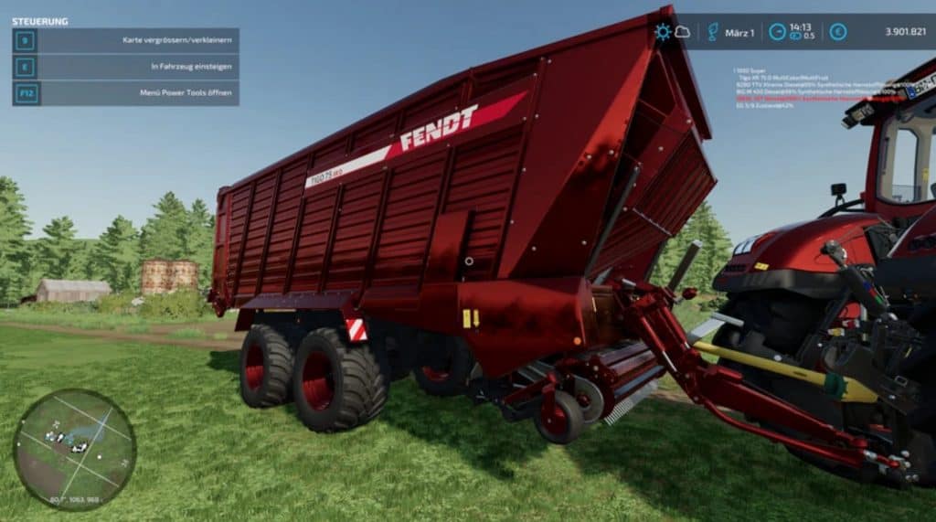 Fendt Tigo Rx75 D Multicolor Multifruit 3 Capacity Configurations V10 Fs22 Mod Download 2144