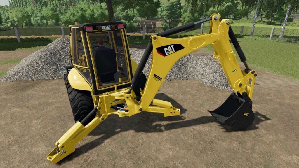 CAT 420F BACKHOE LOADER V2.0.1 | FS22 Mod Download