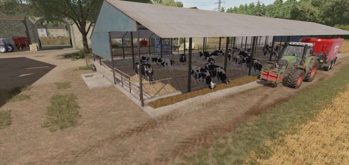 Big Cow Barn Fs22 Farming Simulator 22 Big Cow Barn Mods 8785