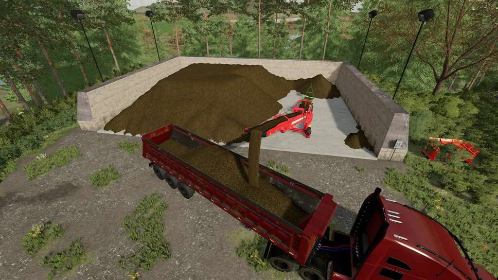 Lighted Bunker Silo V10 Fs22 Mod Download 5438