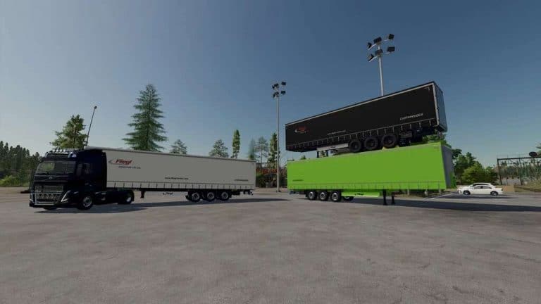 FLIEGL CURTAIN SIDED SEMI-TRAILER v1.0 | FS22 Mod Download