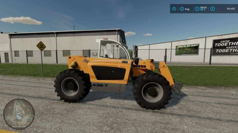 Liebherr TL436 strobes added v1.0 | FS22 Mod Download