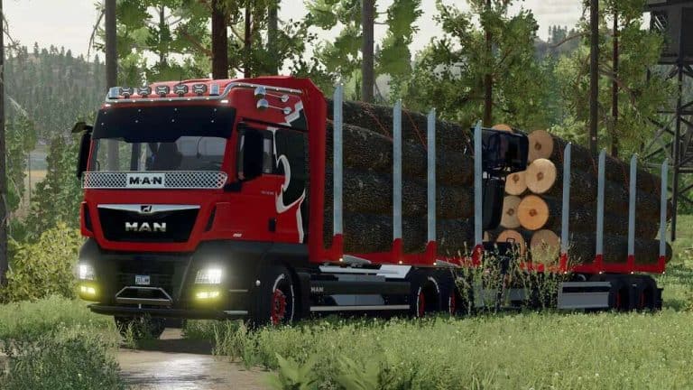 Man Tgx Forest Special V20 Fs22 Mod Download 0801