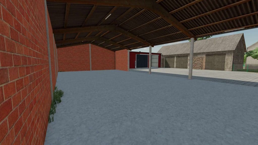 Brick shed v1.0 | FS22 Mod Download