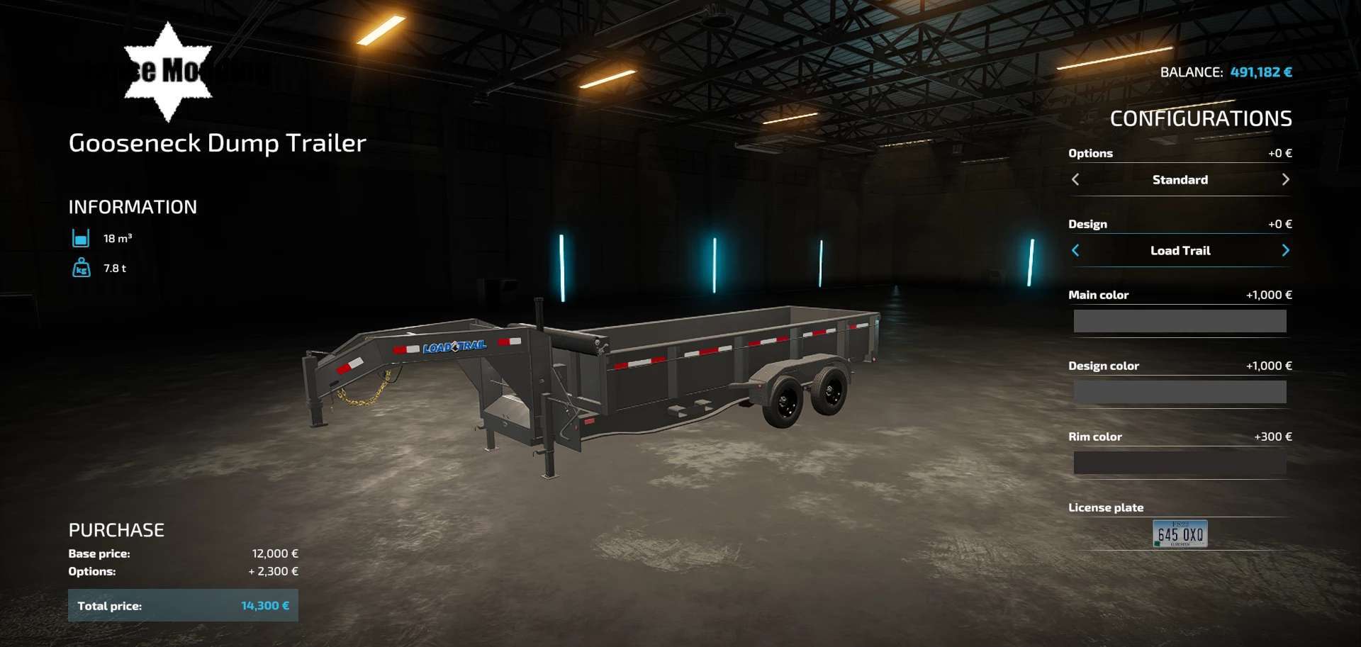 Load Trail Dump Trailer V10 Fs22 Mod Download 6516