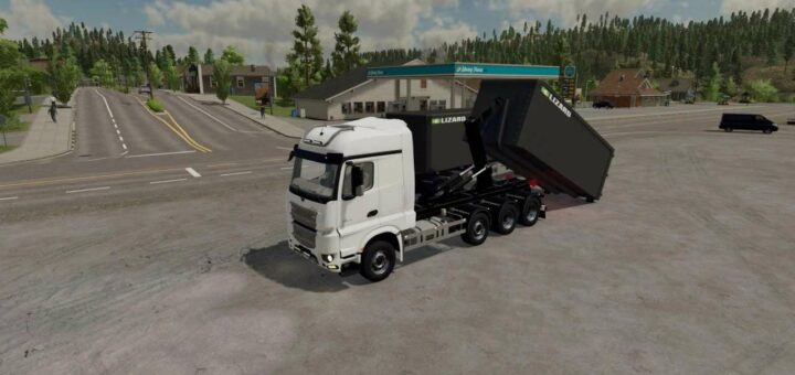 Sisu Hooklift - FS22 | Farming Simulator 22 Sisu Hooklift Mods