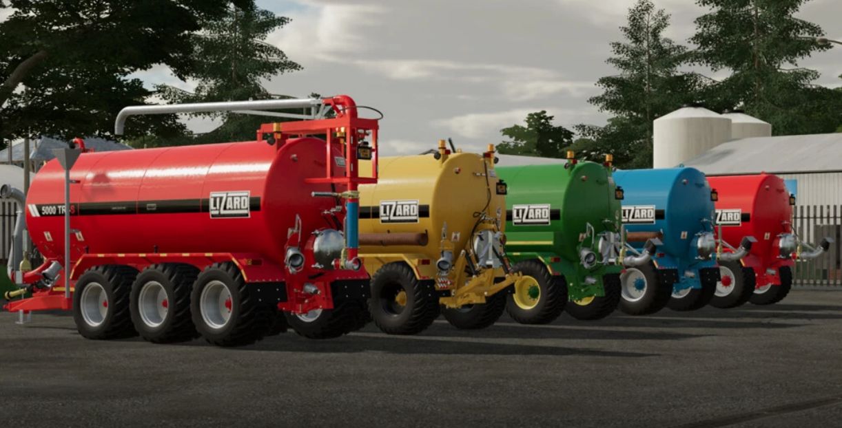 Lizard 5000tri S Slurry Spreader V10 Fs22 Mod Download 9457