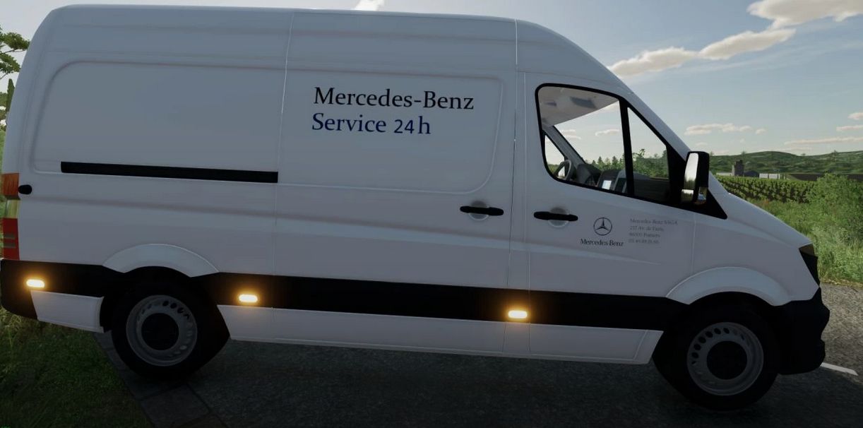 Mercedes Benz Sprinter 24hour breakdown service v1.0 FS22 Mod Download