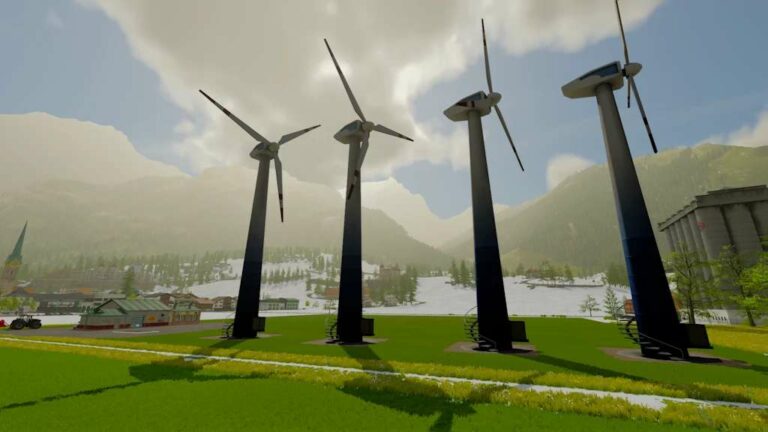 Wind Turbine Large v1.1 | FS22 Mod Download