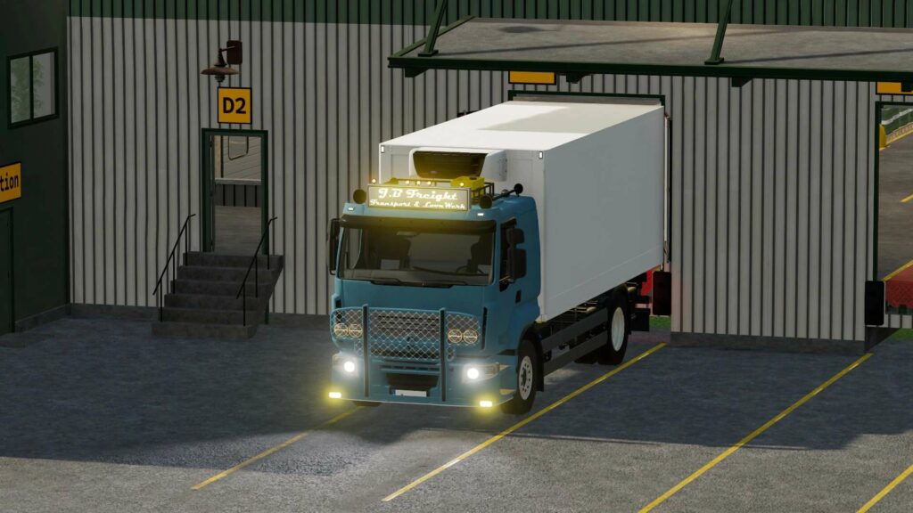 Renault Premium Сargo 4×2 J.B Freight EDIT V1.0 | FS22 Mod Download